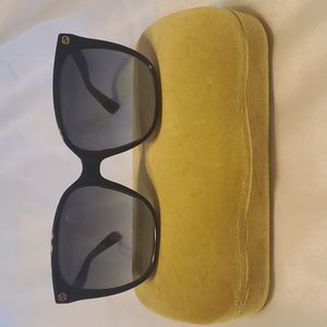 Gucci GG0022S 57mm Square Sunglasses Black